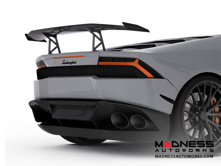 Lamborghini Huracan - Carbon Fiber High Rear Wing/ Spoiler - Luethen Motorsport - LP 610-4